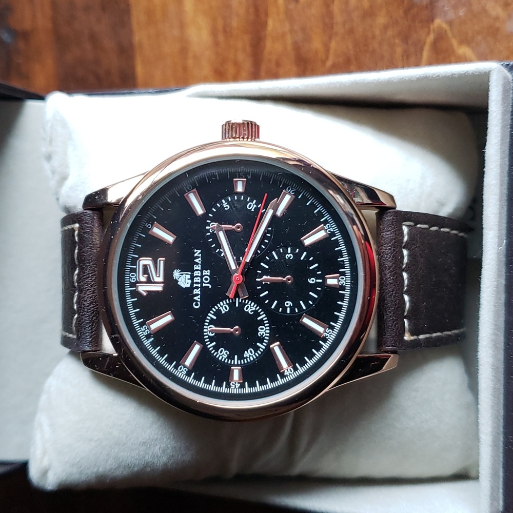 5X HOST PICK. NIB Caribbean Joe Watch